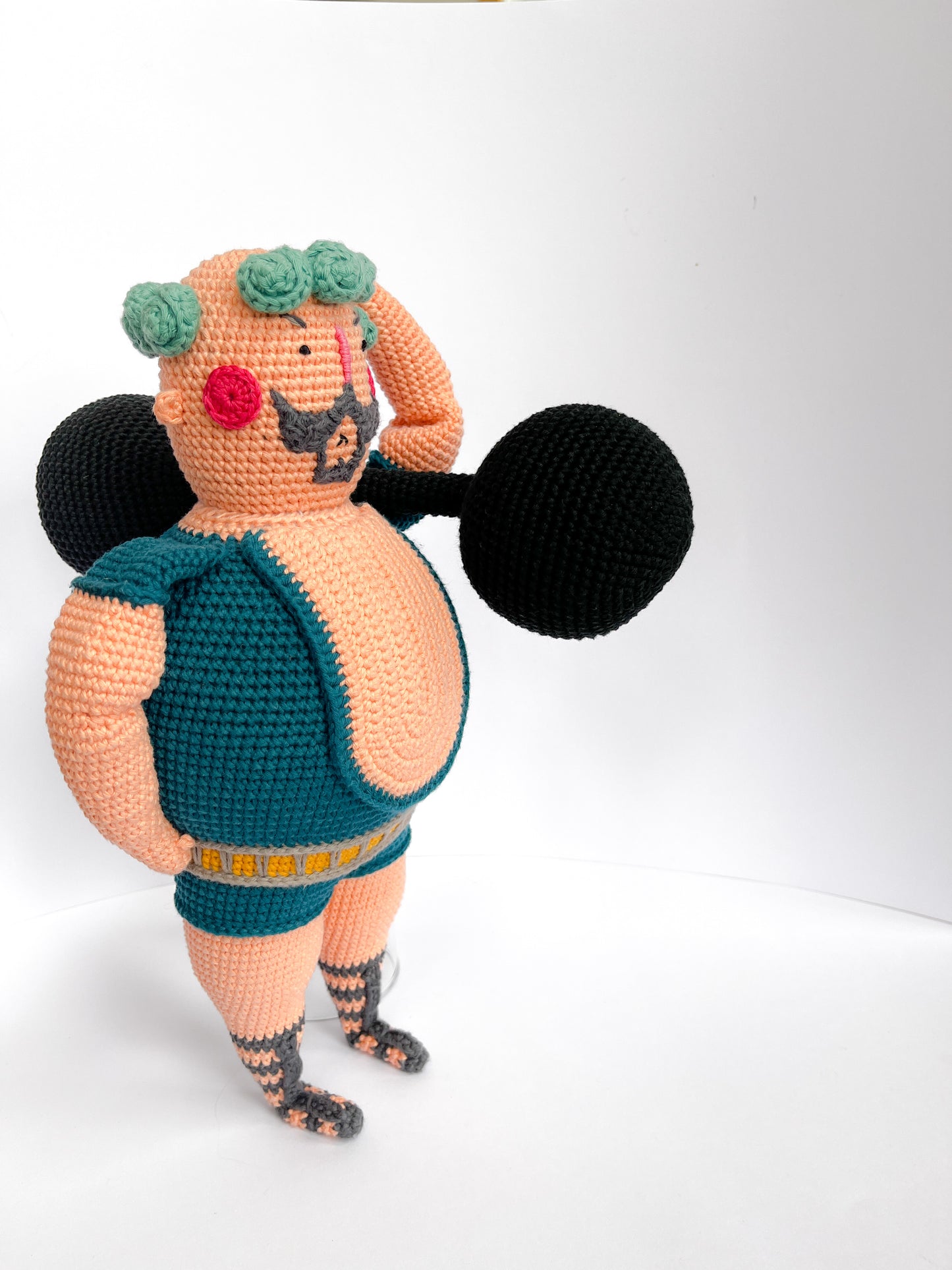 Crochet Character, Louis Strongman