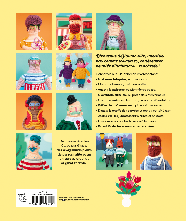 Bienvenue à Gloutonville - Signed Crochet Book (French)